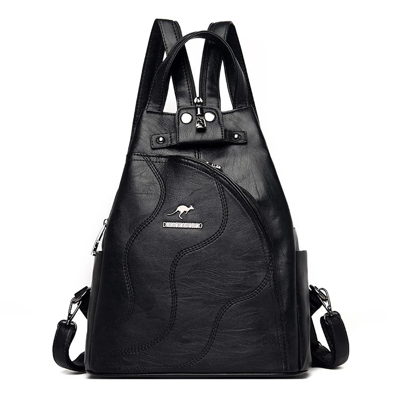 Women's PU Leather Backpack – Stylish & Functional