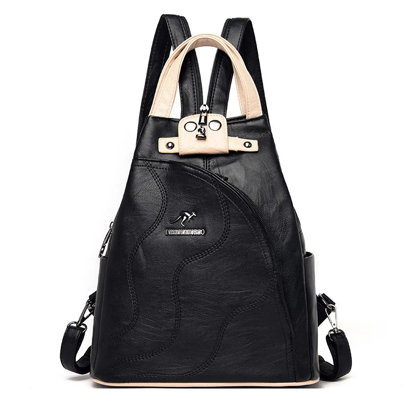 Women's PU Leather Backpack – Stylish & Functional