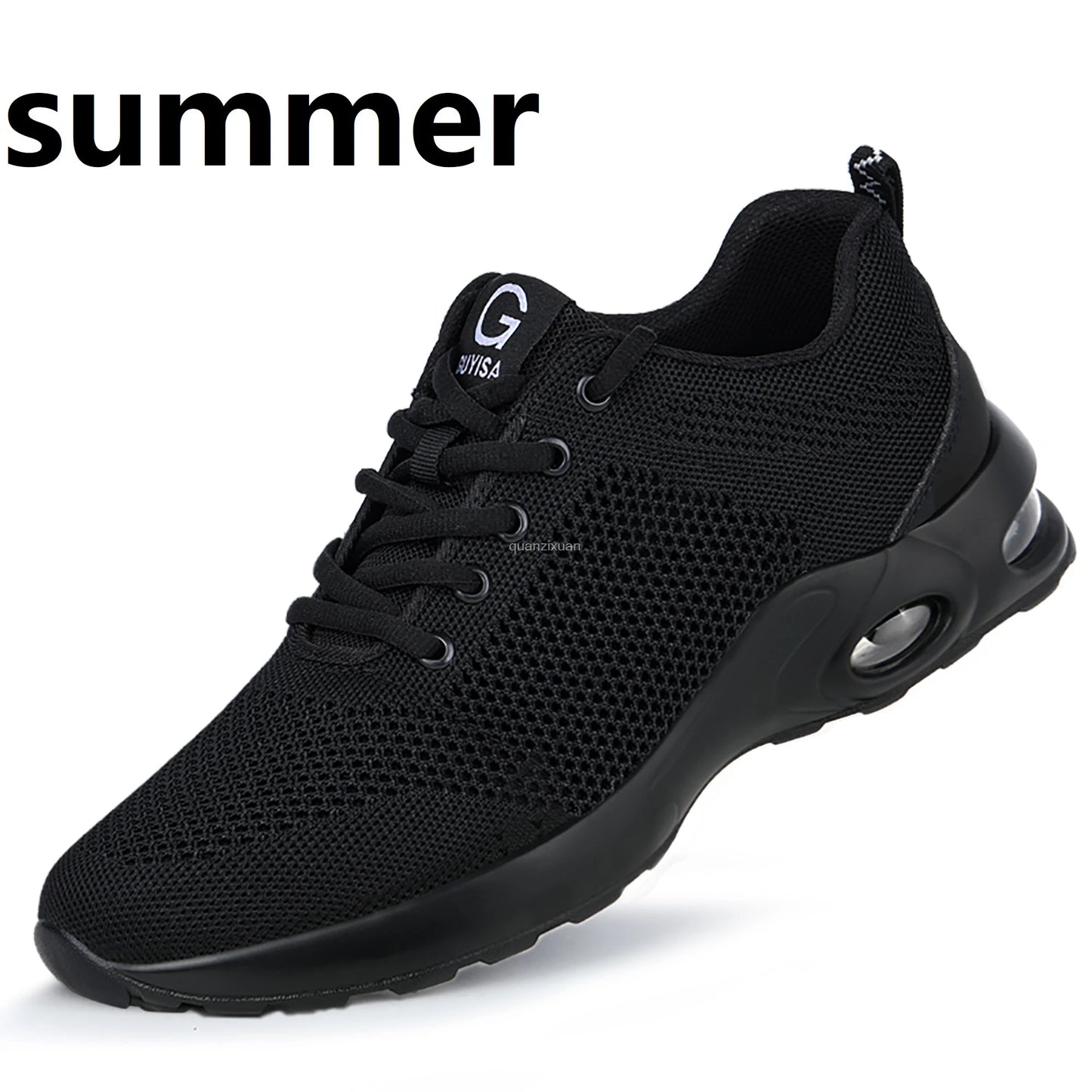 Breathable Men Work Safety Boots Steel Toe Shoes Male Anti-puncture Safety Shoes Indestructible Work Sneakers Security Footwear