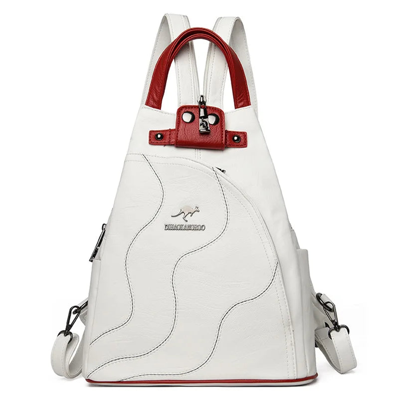 Women's PU Leather Backpack – Stylish & Functional