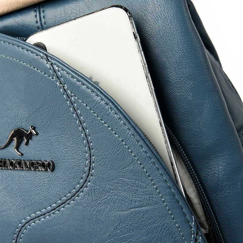 Women's PU Leather Backpack – Stylish & Functional