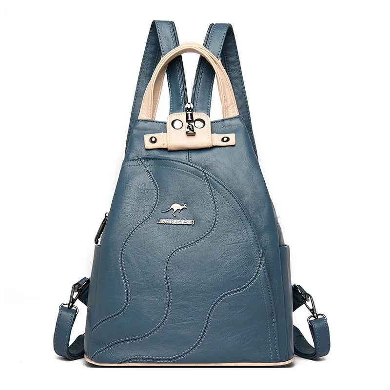 Women's PU Leather Backpack – Stylish & Functional
