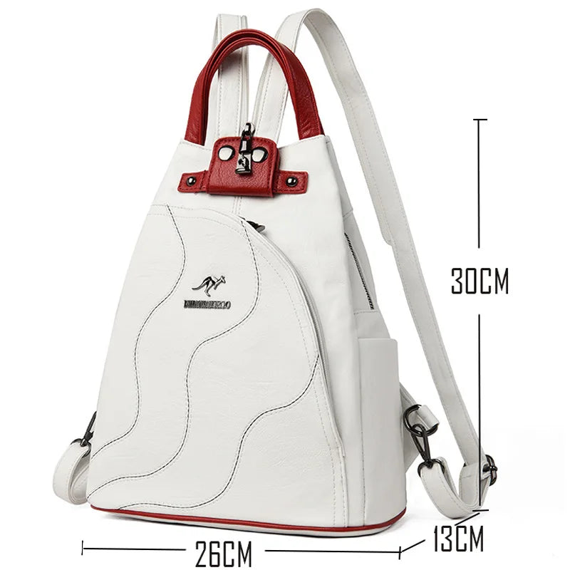 Women's PU Leather Backpack – Stylish & Functional