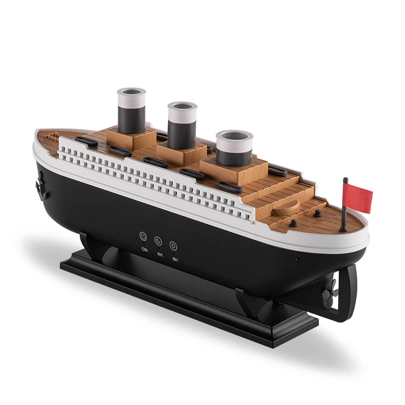 Titanic Ship Essential Oil Diffuser – 250ml Ultrasonic Air Humidifier