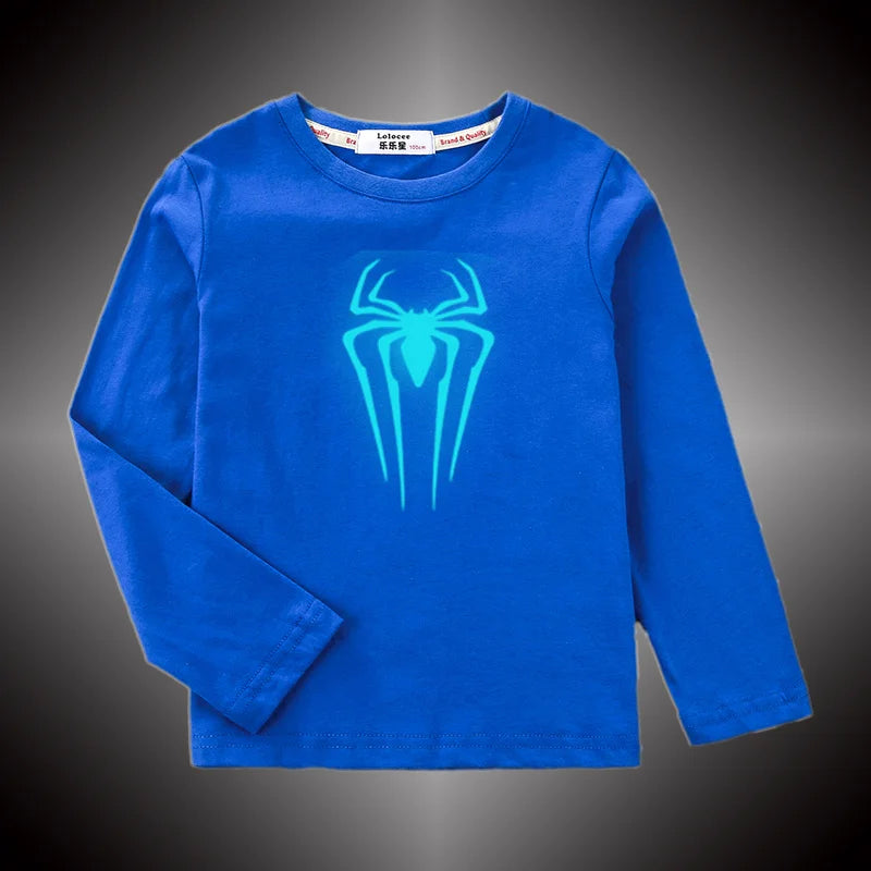 Aimi Lakana Kids Lightning Print Long Sleeve Cotton Tee