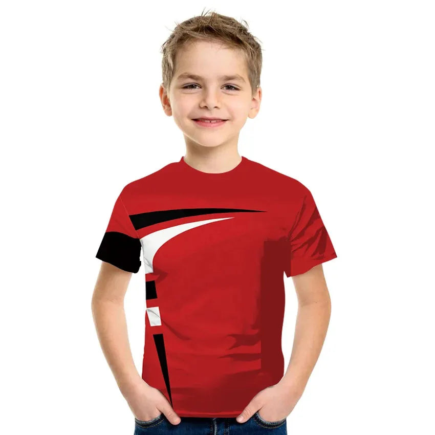 3D Print Kids T-Shirt – Stylish & Comfy Summer Tee