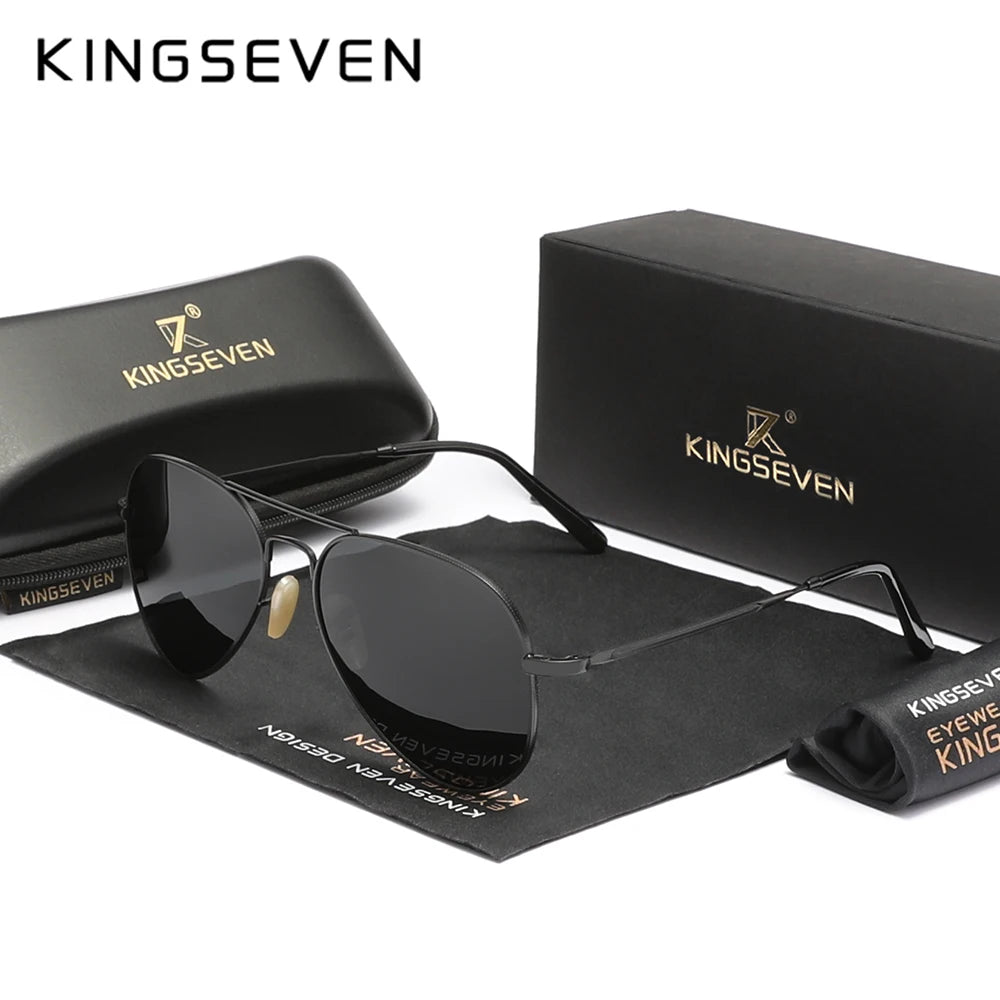 KINGSEVEN Pilot Sunglasses – Polarized UV400 Anti-Glare