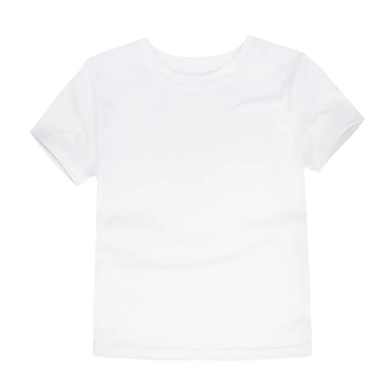 100% Cotton Blank T-Shirt – Soft & Comfy for Kids