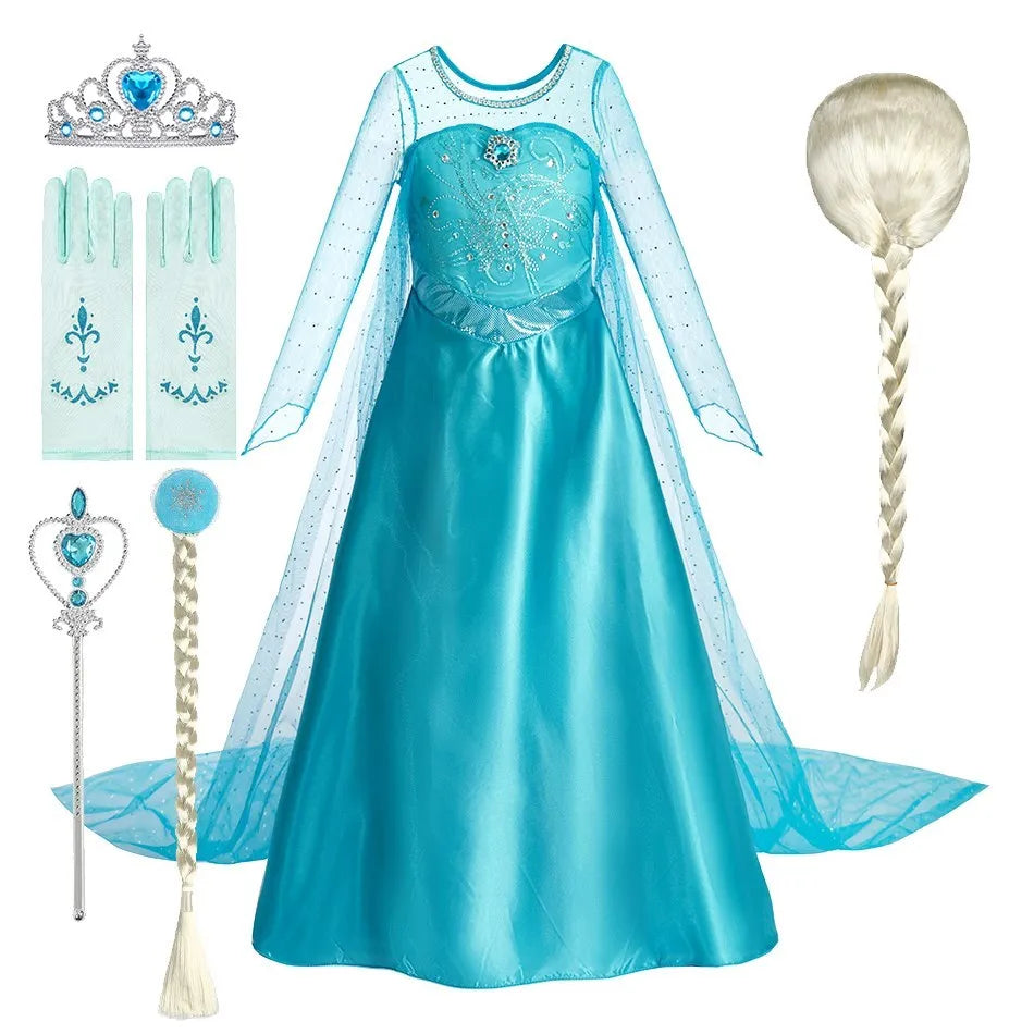 Baby Princess Dress - Elsa Anna Birthday Costume
