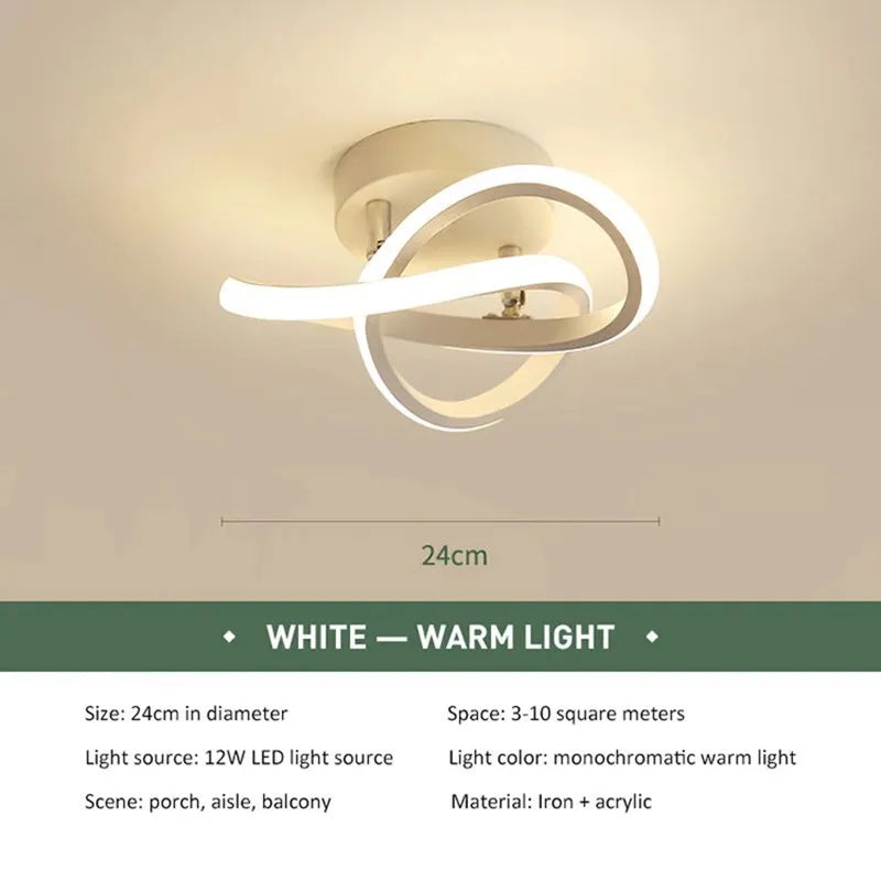 Modern LED Ceiling Light – Minimalist Strip Lamp for Home Decor