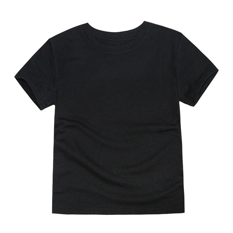 100% Cotton Blank T-Shirt – Soft & Comfy for Kids