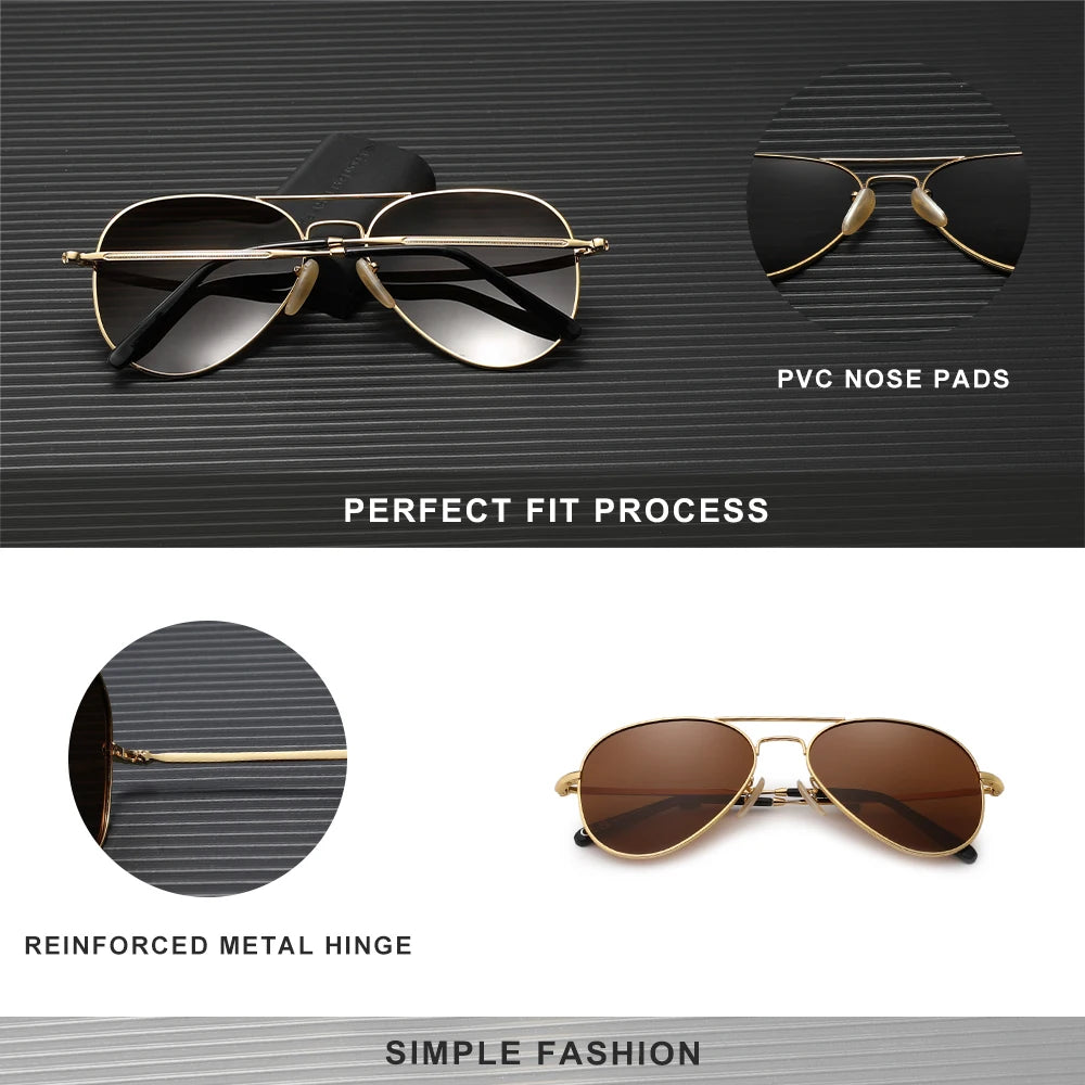 KINGSEVEN Pilot Sunglasses – Polarized UV400 Anti-Glare