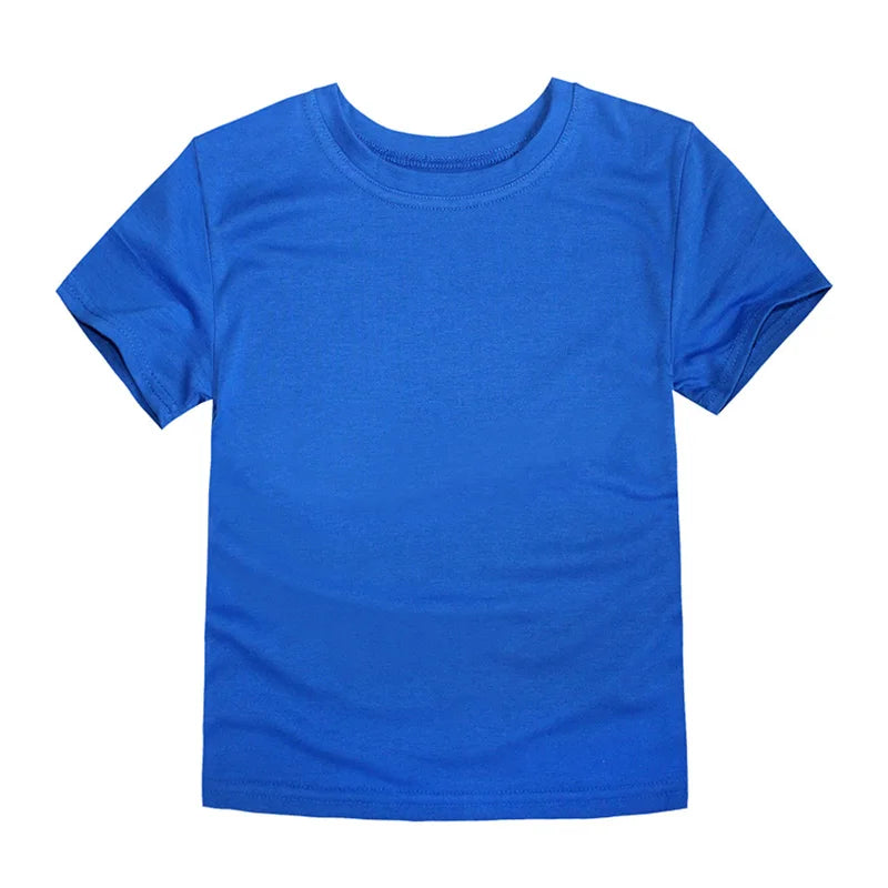 100% Cotton Blank T-Shirt – Soft & Comfy for Kids
