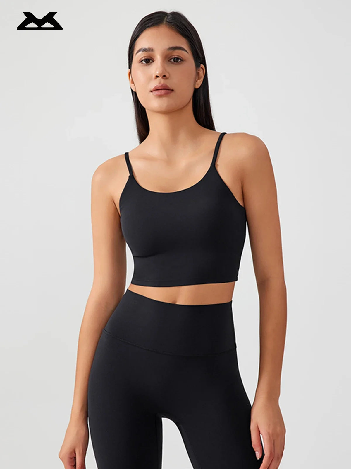 Women’s Sports Tank – Push-Up Bra, Crisscross Back