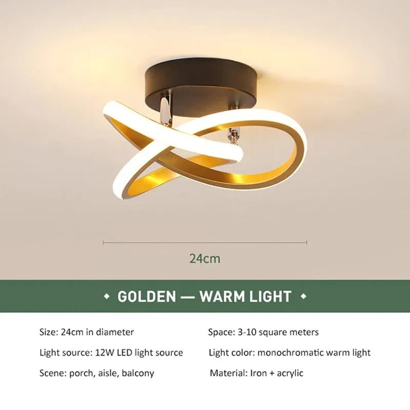 Modern LED Ceiling Light – Minimalist Strip Lamp for Home Decor