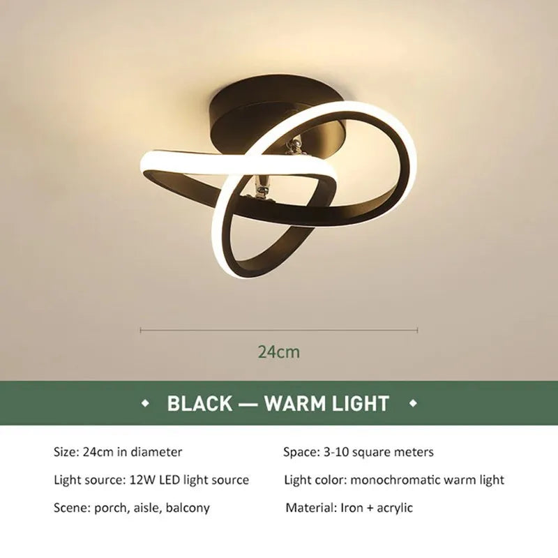 Modern LED Ceiling Light – Minimalist Strip Lamp for Home Decor