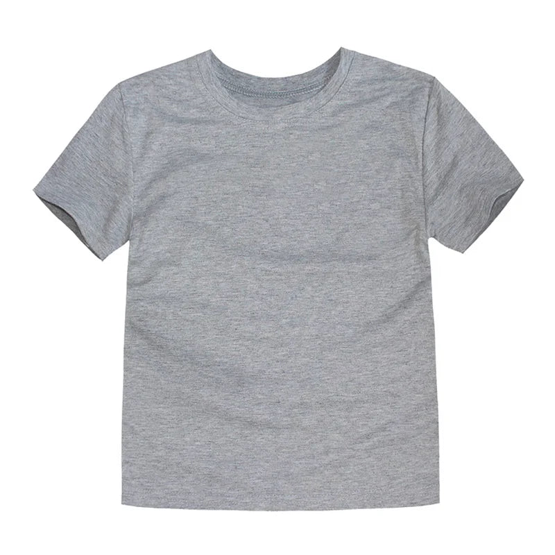 100% Cotton Blank T-Shirt – Soft & Comfy for Kids