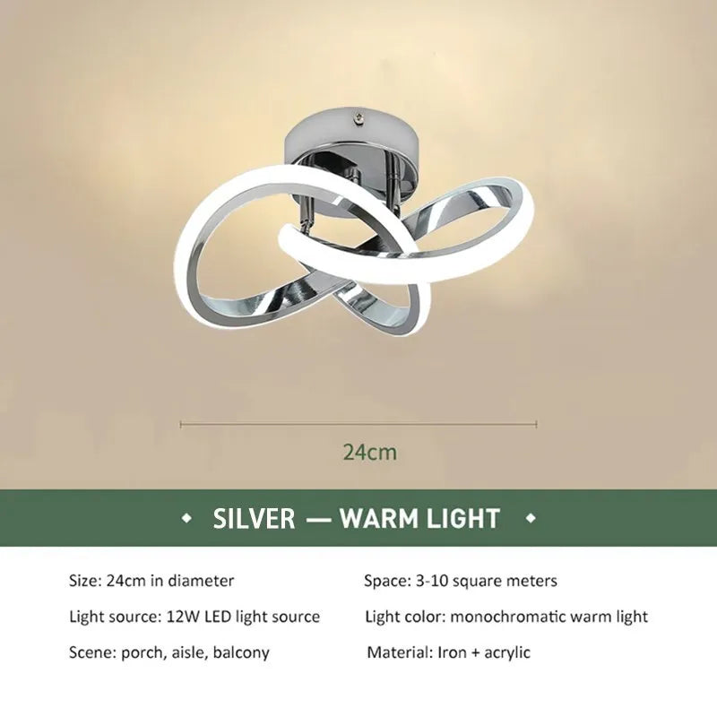 Modern LED Ceiling Light – Minimalist Strip Lamp for Home Decor