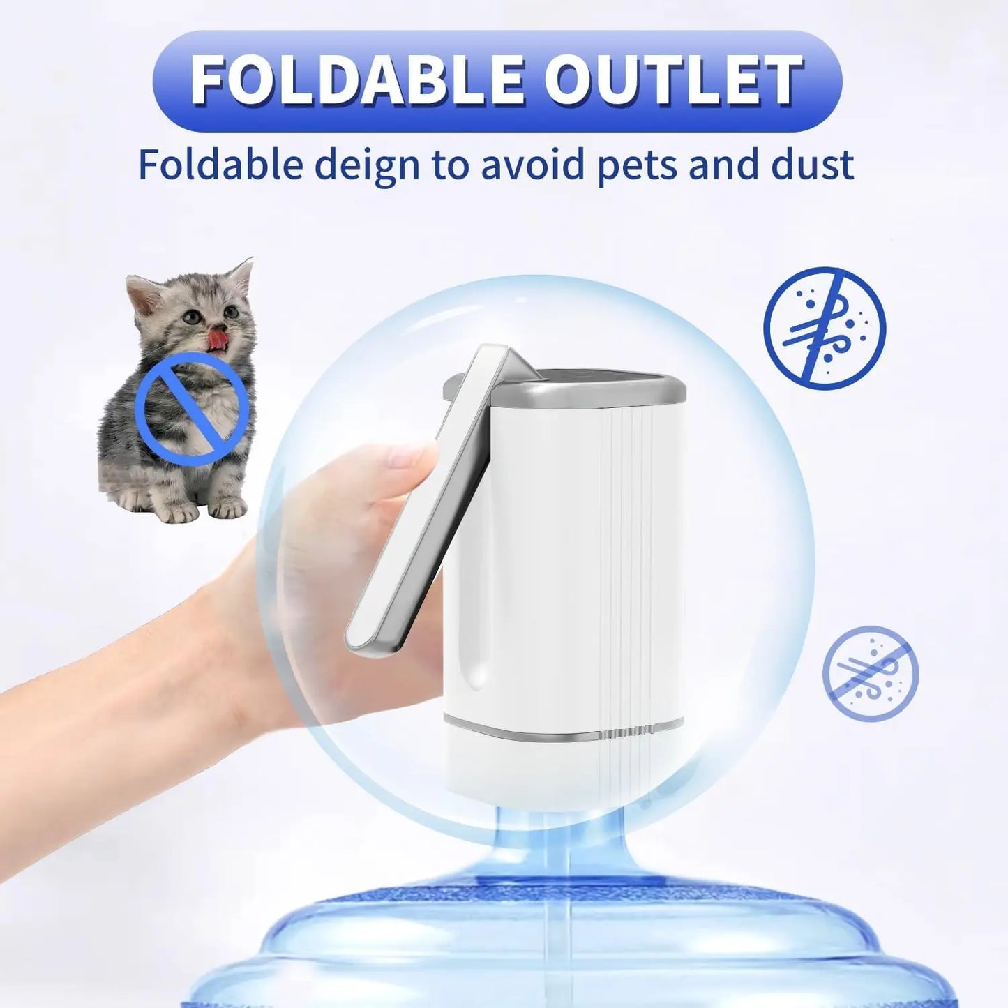 Automatic Water Bottle Pump – Portable 5-Gallon Dispenser