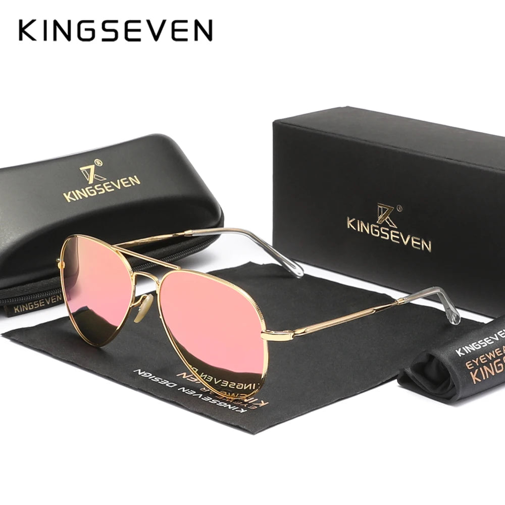 KINGSEVEN Pilot Sunglasses – Polarized UV400 Anti-Glare