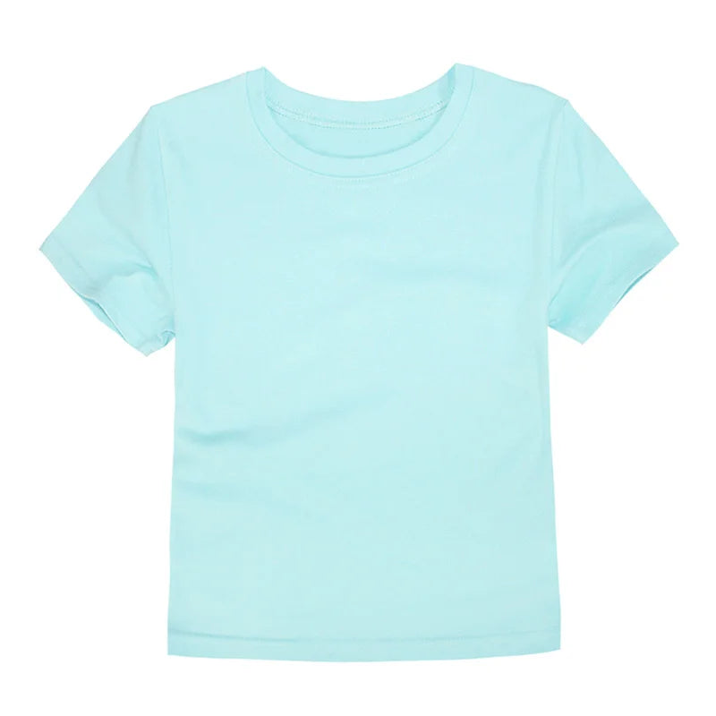 100% Cotton Blank T-Shirt – Soft & Comfy for Kids