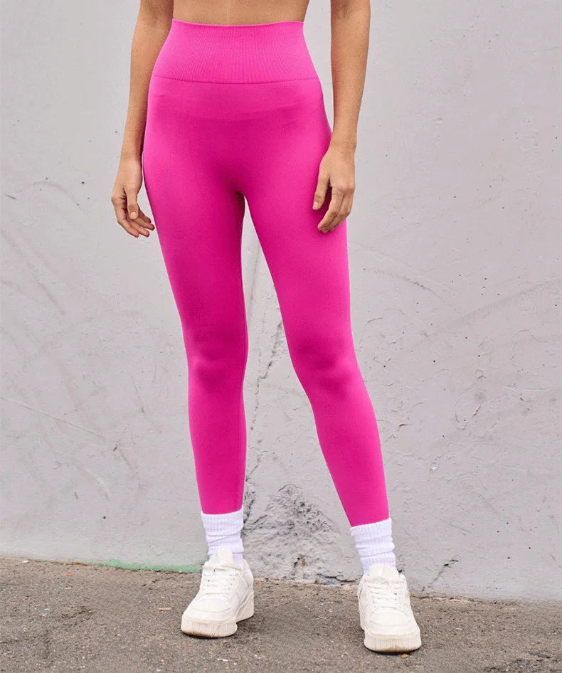 Seamless High Waist Sports Leggings , Fitness Pants