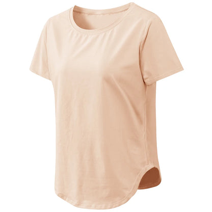 Women’s Loose Yoga Top – Breathable, Quick-Dry T-shirt
