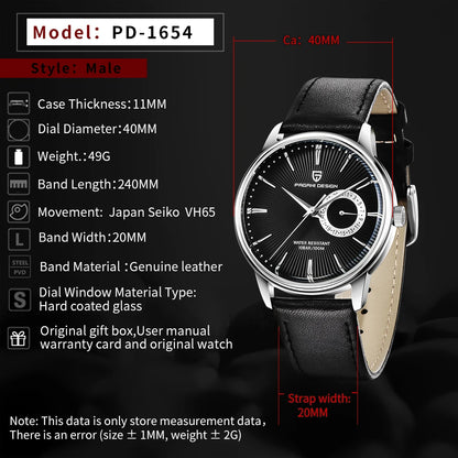 PAGANI DESIGN 1645 – Military Sports Waterproof Quartz Watch