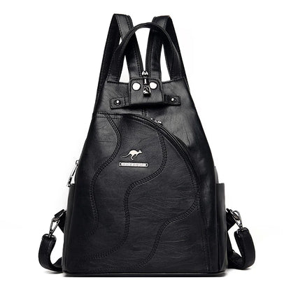 Women's PU Leather Backpack – Stylish & Functional