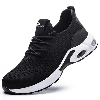 Breathable Men Work Safety Boots Steel Toe Shoes Male Anti-puncture Safety Shoes Indestructible Work Sneakers Security Footwear