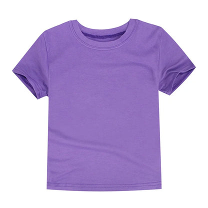 100% Cotton Blank T-Shirt – Soft & Comfy for Kids