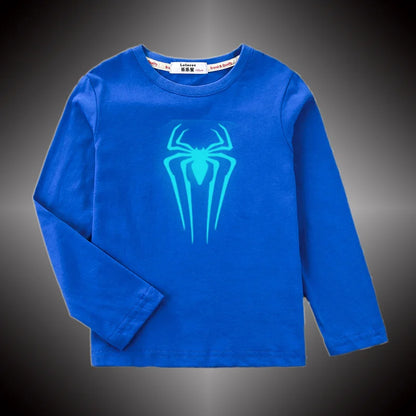 Aimi Lakana Kids Lightning Print Long Sleeve Cotton Tee