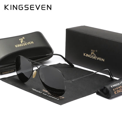 KINGSEVEN Pilot Sunglasses – Polarized UV400 Anti-Glare