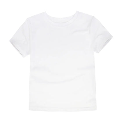 100% Cotton Blank T-Shirt – Soft & Comfy for Kids