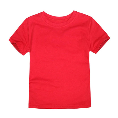 100% Cotton Blank T-Shirt – Soft & Comfy for Kids