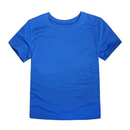 100% Cotton Blank T-Shirt – Soft & Comfy for Kids