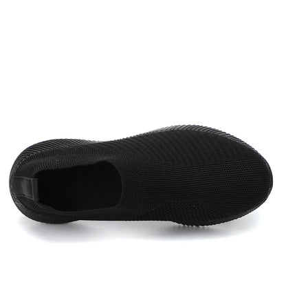 Women's Slip-On Mesh Sneakers – Lightweight & Breathable Walking Shoes