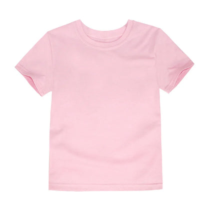 100% Cotton Blank T-Shirt – Soft & Comfy for Kids