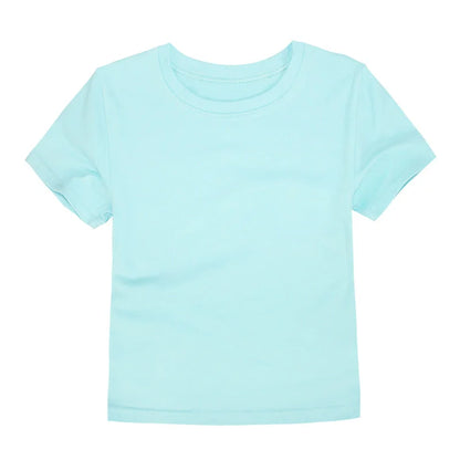 100% Cotton Blank T-Shirt – Soft & Comfy for Kids